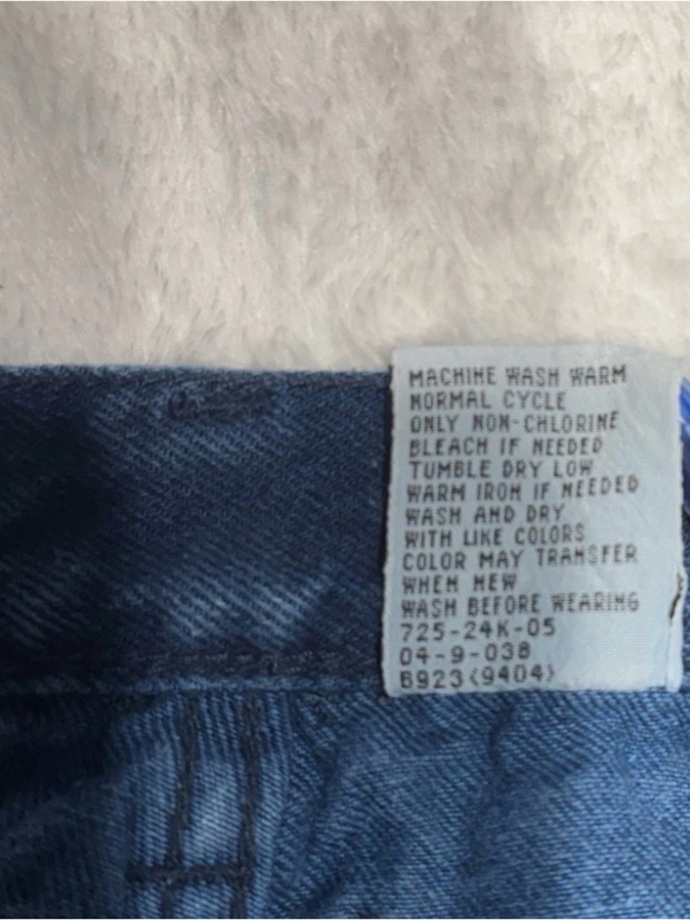 Vintage Britannia Jeans Size 6 High Rise Pleated Tapered Mom Jeans 100% Cotton - Picture 5 of 9